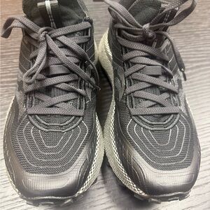 Black Athletic Running Sneakers.